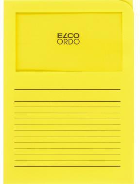 ELCO Sichtmappe Ordo classico A4 blau, 100 St./Pack. – mit Sichtfenster