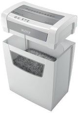 LEITZ IQ Aktenvernichter Office S P4 80990000 – Partikelschnitt P-4, 14 Blatt, superleise