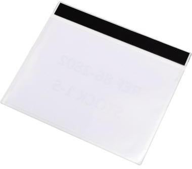 DJOIS Kennzeichnungshülle 170021 A4 quer – 10 Stück transparent PVC Sichttasche