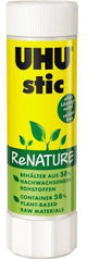 UHU Klebestift stic ReNATURE 8g – 98 % natürliche Klebemasse, 100 % recycelbar