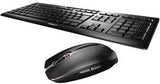 CHERRY STREAM DESKTOP Tastatur-Maus-Set – Kabellos, leise SX-Scherentechnologie, QWERTZ, Blauer Engel