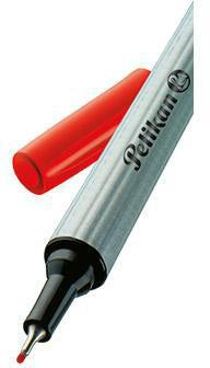 Pelikan Fineliner 96 rot 0,4 mm – Feinschreiber mit ergonomischem Rillenprofil