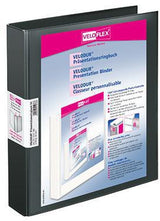 VELOFLEX Präsentationsringbuch VELODUR A4 dunkelblau 2-Ring-Mechanik 46 mm Rücken