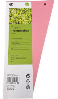 Soennecken Trennstreifen Trapez oeco 24 x 6,5-12,5 cm grün 100 Stück
