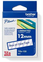 Brother Schriftbandkassette TZe-133 12mm x 8m transparent/blau laminiert
