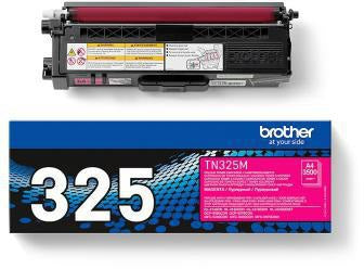 Brother Toner TN-325M Original – magenta, ca. 3.500 Seiten für Laserdrucker