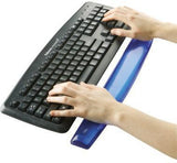 Fellowes Handgelenkauflage Crystal Gel – Transparente Gel-Stütze, rutschfest, 47,15 cm