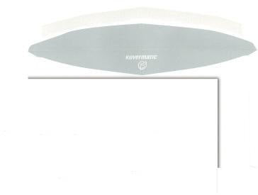 KUVERMATIC Kuvertierhülle Kompakt 120x235mm ohne Fenster 80g/m² weiß 1000 Stück