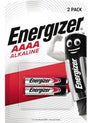 Energizer Batterie AAAA/Piccolo/LR61 2 St./Pack. – Alkaline 1,5 V für anspruchsvolle Geräte