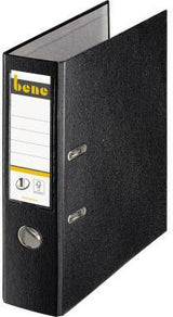 BENE Ordner 291400 blau DIN A4 80 mm PP FSC – Klassischer Standardordner