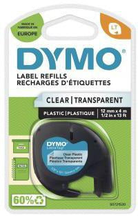 DYMO Schriftbandkassette LetraTag S0721530 12mmx4m sw auf tr
