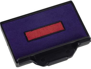 trodat Stempelkissen 6/53/2 – 2er-Pack, blau/rot, ohne Öl, für Professional 5440/5440L