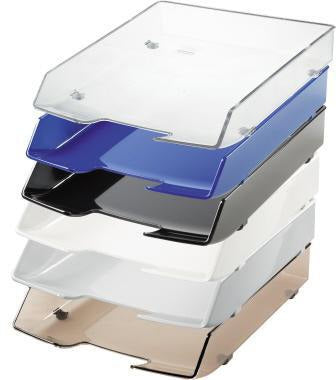 HAN Briefablage WAVE 1028-11 A4/C4 stapelbar lichtgrau 5 Stück
