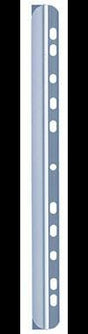 DURABLE Klemmschiene DIN A4 Kunststoff transparent 50 St./Pack. – Präsentationsmappe mit Universallochung