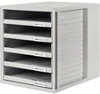 HAN Schubladenbox SCHRANK-SET 1401-11 DIN A4 5 Schubladen lichtgrau
