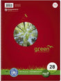 Staufen Collegeblock Green DIN A4 kariert mit Rand, 70 g/m² Recyclingpapier, 160 Blatt