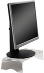 BakkerElkhuizen Monitorständer Q-Riser 90 – Ergonomischer Acrylständer, 100% recycelt, transparent
