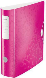 LEITZ Ordner Active WOW DIN A4 82 mm Polypropylen pink – 180° Präzisionshebelmechanik