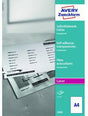Avery Zweckform Laserfolie 3480 DIN A4 transparent 100 Stück selbstklebend