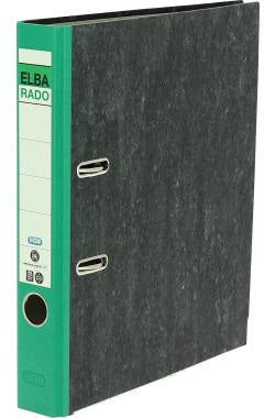 ELBA Ordner rado klassik 50mm DIN A4 Pappe gelb – Präzisionsmechanik, Blauer Engel