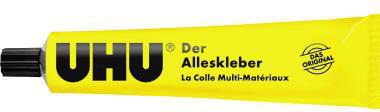 UHU Alleskleber 45050 Tube 125g – Schnell trocknender Kunstharzklebstoff für Haushalt, Büro und Modellbau