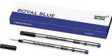 Montblanc Tintenrollermine Mystery Black M – 2er-Pack für Tintenroller