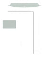 MAILMEDIA Versandtasche DIN C4 mit Fenster, 100 g/m² Offsetpapier, Haftklebung, weiß