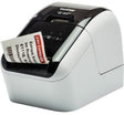 Brother QL-800 Etikettendrucker – Rot-Schwarz-Druck, 300 dpi, USB, inkl. 2 Etikettenrollen