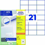 Avery Zweckform Universaletikett 3652 ultragrip 70x42,3mm weiß 2.100 Stück