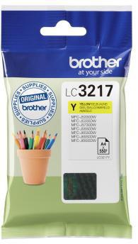 Brother Tintenpatrone LC3217Y – Original Gelb, ca. 550 Seiten