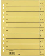 Soennecken Trennblatt oeco A4 230g Recyclingkarton blau 100 Stück mit 10 Taben