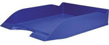 Soennecken Briefablage oeco DIN A4 – lichtgraue Polystyrol-Ablage, stapelbar, Blauer Engel