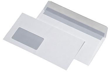 MAILmedia Briefumschlag DIN lang 220 x 110 mm, 80 g/m², Haftklebung, 1.000 Stück