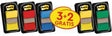 Post-it Haftstreifen Index Promotion 43,2 x 25,4 mm, 5 Blöcke à 50 Blatt, sortiert