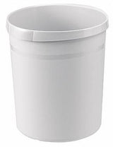 HAN Papierkorb GRIP 18190-11 18 Liter Kunststoff lichtgrau – ergonomischer Griffrand