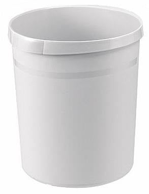 HAN Papierkorb GRIP 18190-11 18 Liter Kunststoff lichtgrau – ergonomischer Griffrand