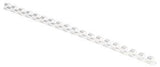 Fellowes Plastikbinderücken COMB 5345005 6mm weiß 100 St./Pack. – für DIN A4, 21 Ringe, US-Teilung