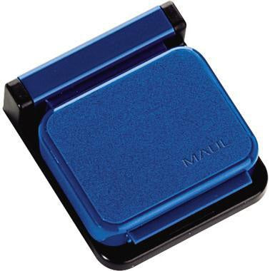 MAUL Planhalter S Magnetclip 3,6 x 4 cm selbstklebend blau 10 Stück