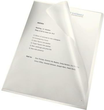 Bene Sichthülle A4 80mic PP glasklar 100 St./Pack. – Dokumentenechte Schutzhülle
