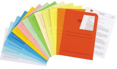 ELCO Sichtmappe Ordo classico A4 blau, 100 St./Pack. – mit Sichtfenster