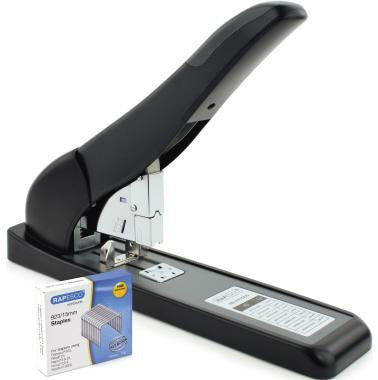 RAPESCO Blockheftgerät ECO HD-210 Extra Heavy Duty 1551 schwarz – 210 Blatt Heftleistung