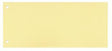 Trennstreifen 22 x 10,5 cm gelb von Soennecken – 100 Stück, 160 g/m², Blauer Engel