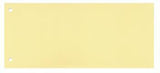 Trennstreifen 22 x 10,5 cm gelb von Soennecken – 100 Stück, 160 g/m², Blauer Engel