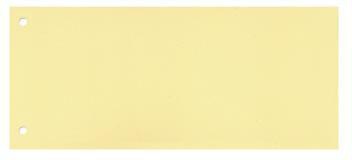 Trennstreifen 22 x 10,5 cm gelb von Soennecken – 100 Stück, 160 g/m², Blauer Engel