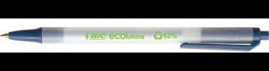 BIC Kugelschreiber ECOlutions Clic Stic – 0,4 mm, dokumentenecht, 78 % recycelt
