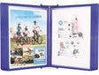 DJOIS Sichttafelwandhalter Easy Load DIN A4 mit 10 blauen Sichttafeln