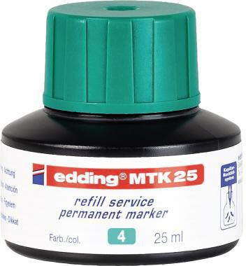 edding Nachfülltusche MTK 25 – 25 ml blaue Tinte für Permanentmarker