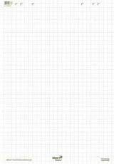 URSUS STAUFEN Flipchartblock Green 68 x 99 cm blanko 20 Blatt Recyclingpapier
