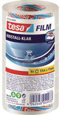 tesa tesafilm® kristall-klar Klebefilm 15 mm x 33 m – 6 St./Pack., unsichtbar & reißfest