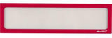 ULTRADEX Magnetrahmen Infotasche 31,2 x 6 cm rot, 5 Stück – Sichttasche mit magnetischer Haftung